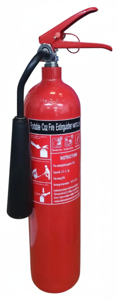 EXTINTOR CO2 DE 5 LBS EN ACERO